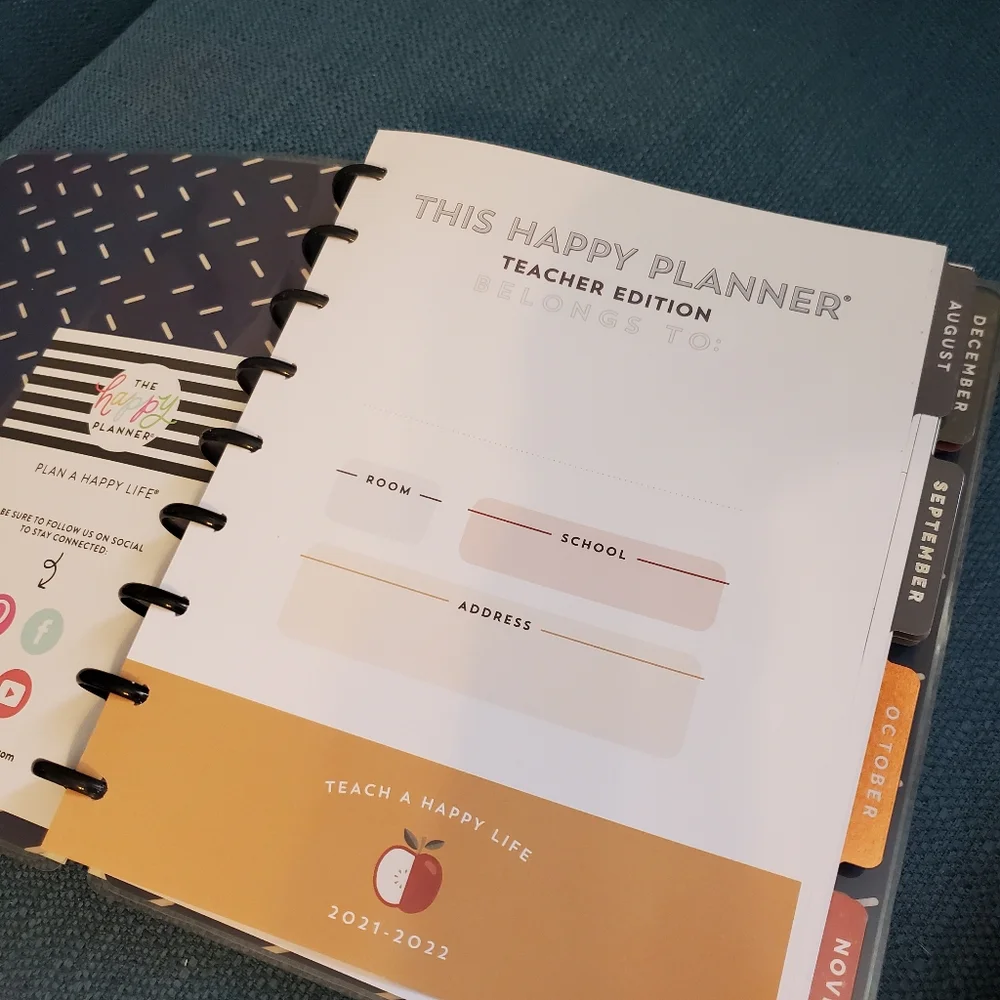 The Happy Planner classic sized planner teacher's edition New